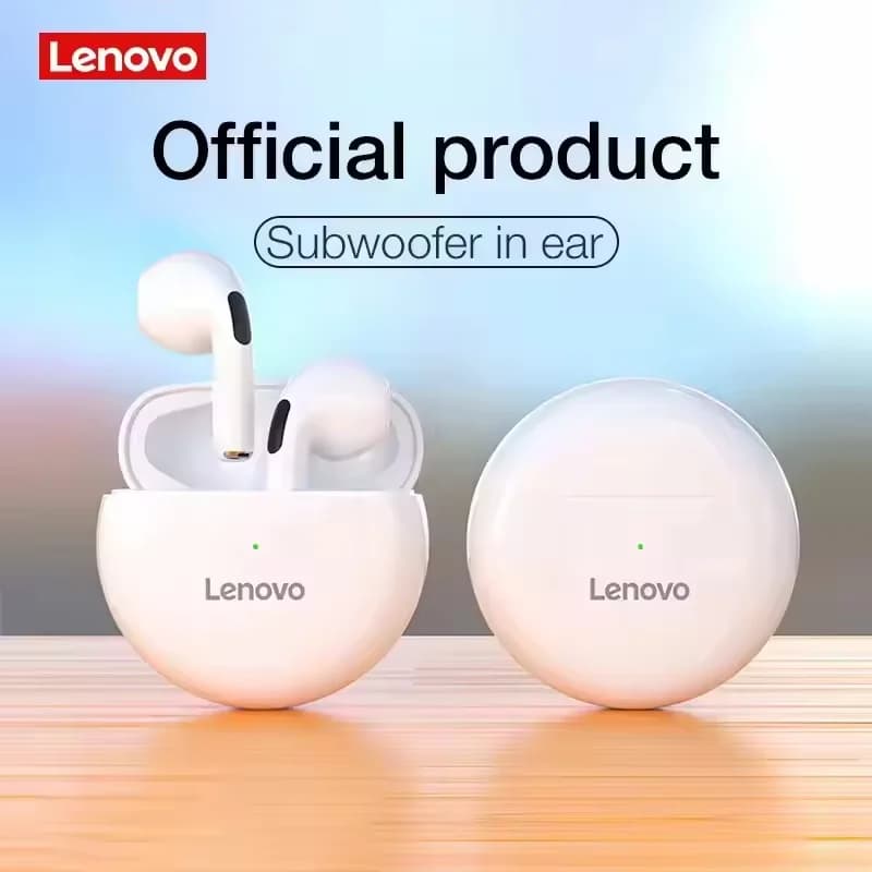 Auricolari Bluetooth TWS Lenovo HT38, Mini Auricolari Wireless con Microfono per iPhone Xiaomi, Impermeabili, Stereo 9D, Cuffie Sportive Lenovo