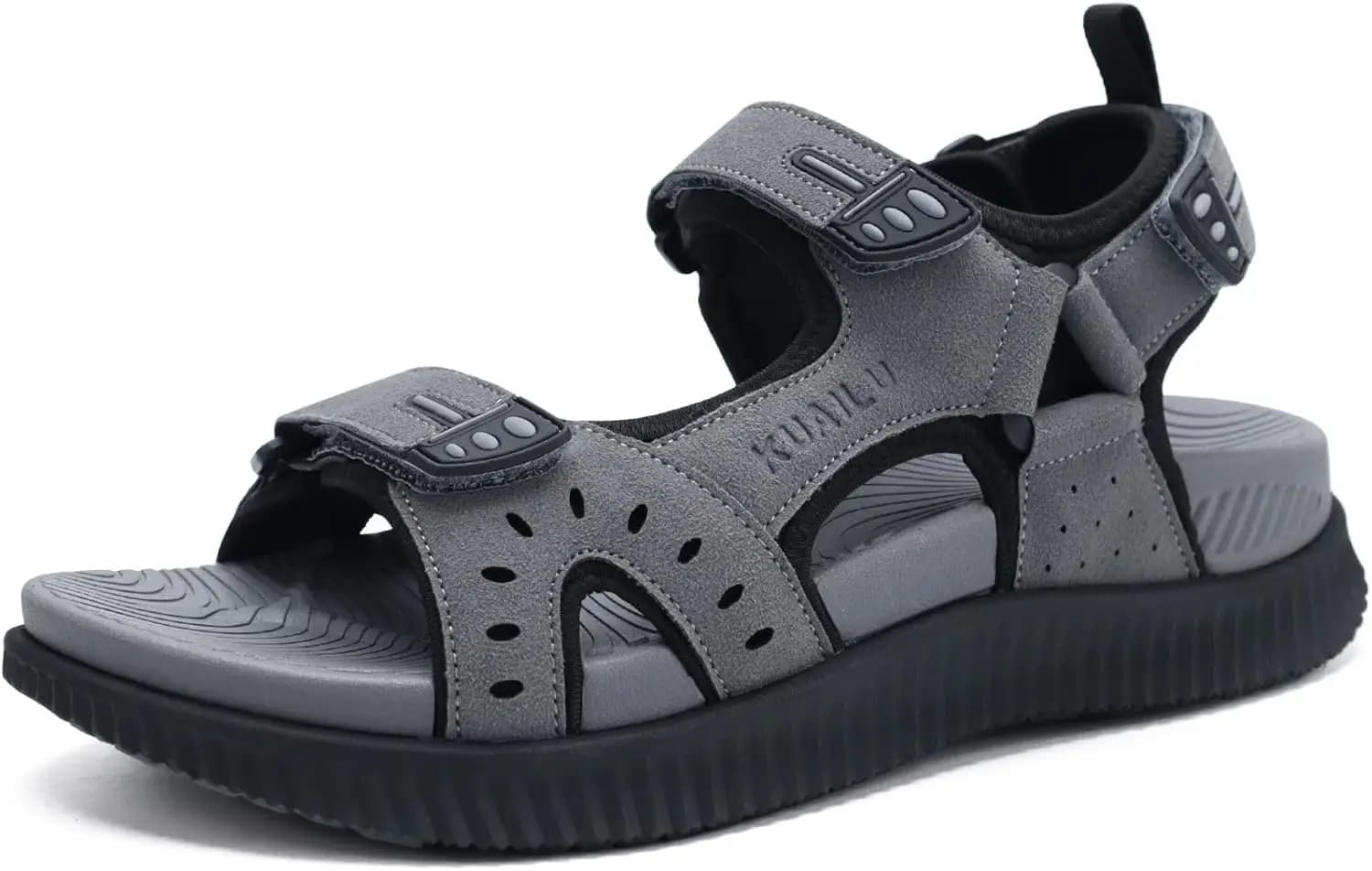 Sandali da trekking da uomo con supporto per l'arco plantare Sandali da passeggio sportivi per uomo Sandalo da pescatore con cuscino spesso casual all'aperto