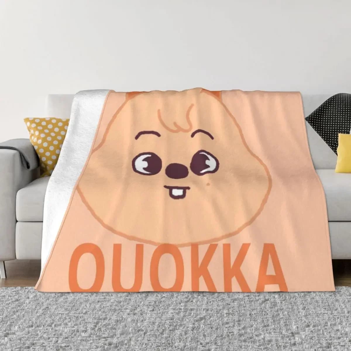 Han Quokka coperta da tiro idee regalo di san valentino per divano sottile