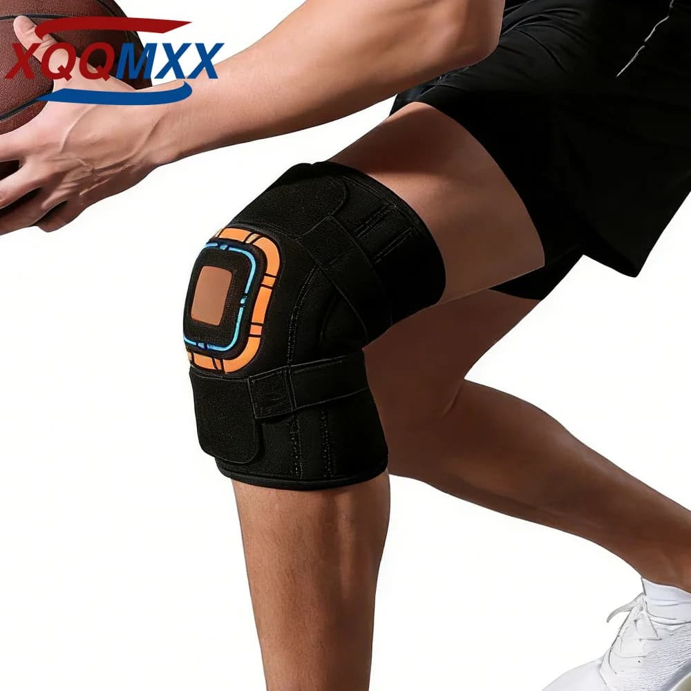 1/2 Pezzi Ginocchiera con Stabilizzatori Laterali - Supporto Regolabile per Ginocchio con Cuscinetto EVA per Rotula, Fascia per Ginocchio per Artrite, Lesioni al Menisco
