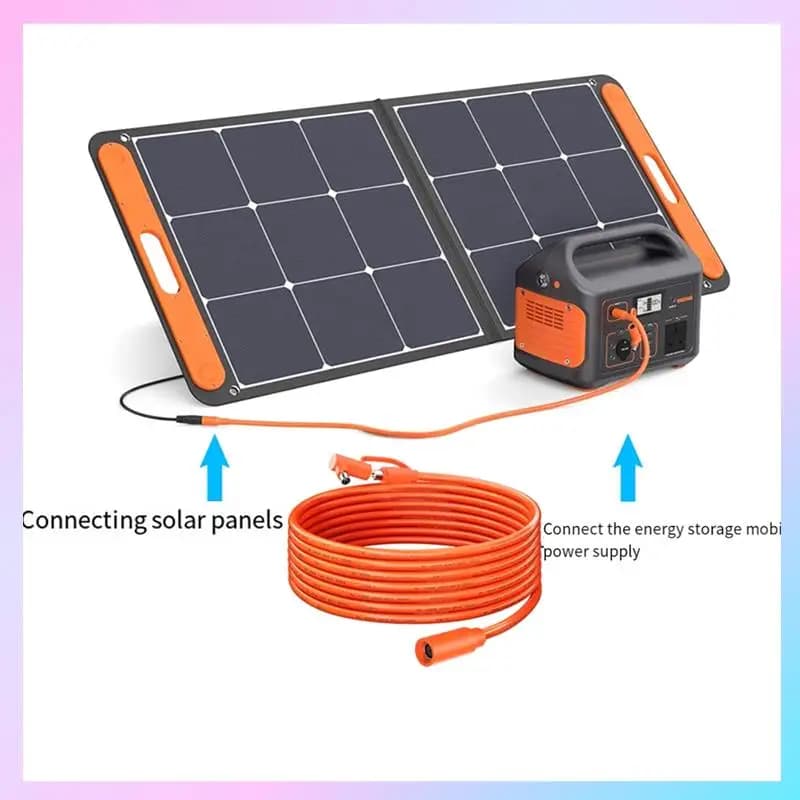 Cavo di prolunga AB25-12AWG per generatori solari Cavo da pannello solare DC7909 da 8 mm femmina a maschio con DC8020 per Jackery/GZ/Yet 5M