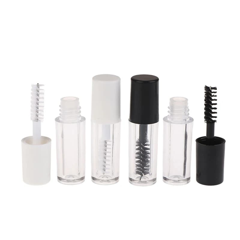 Set di 3 Tubetti Vuoti per Mascara con Applicatore, Contenitore per Crema per Ciglia, Flacone Ricaricabile per Soluzione di Crescita delle Ciglia, Confezione Prova Fai-da-Te 1,2ml