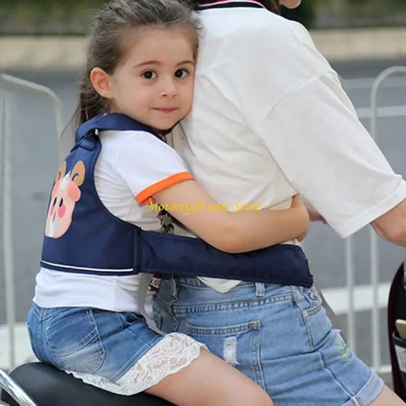 U75F Cintura sicurezza per bicicletta elettrica per regolabile per bambino per marsupio per Bel