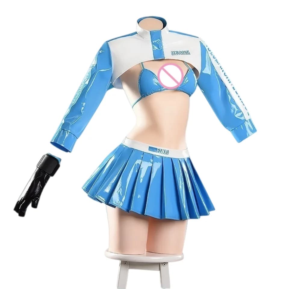 Irelia H Store Blue Archive Ichinose Asuna Cosplay Costume Game Itinose Asuna Sexy Racing Suit Hallween Costumes for Women