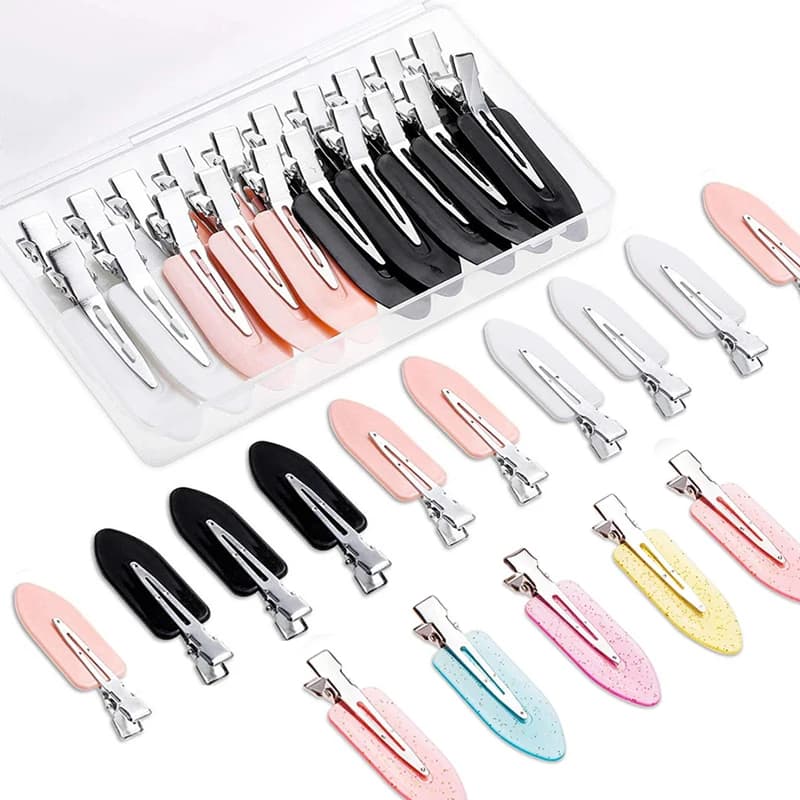 10 pz/set No Piega Fermagli Per Capelli Di Base Per Le Donne Ragazze Hair Styling Trucco No Bend Forcelle Barrettes Accessori Per Capelli Moda