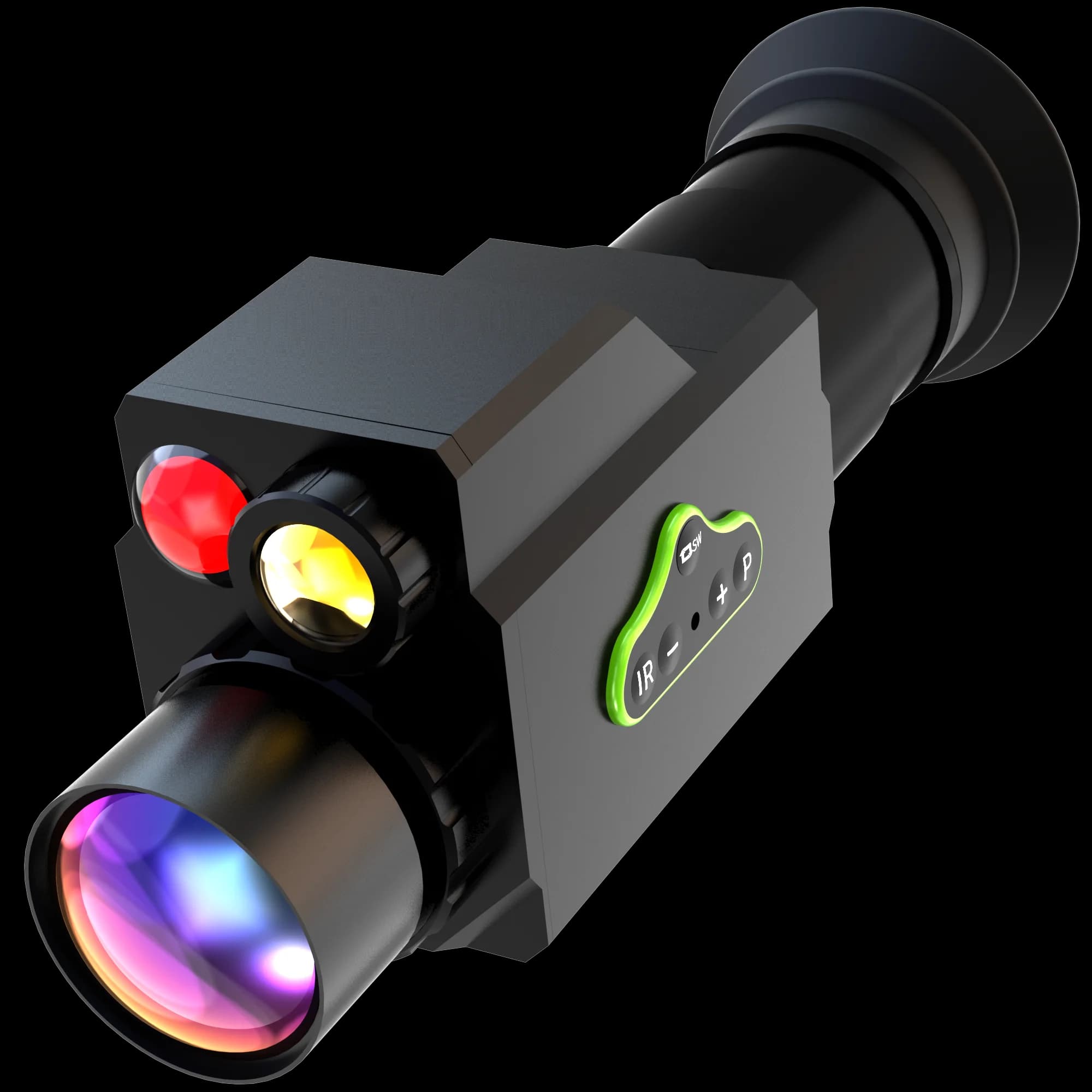 Dispositivo di visione notturna NV265pro per imaging termico 4K ad alta definizione Telescopio all-in-one a colori con visione incrociata a infrarossi a doppio sistema