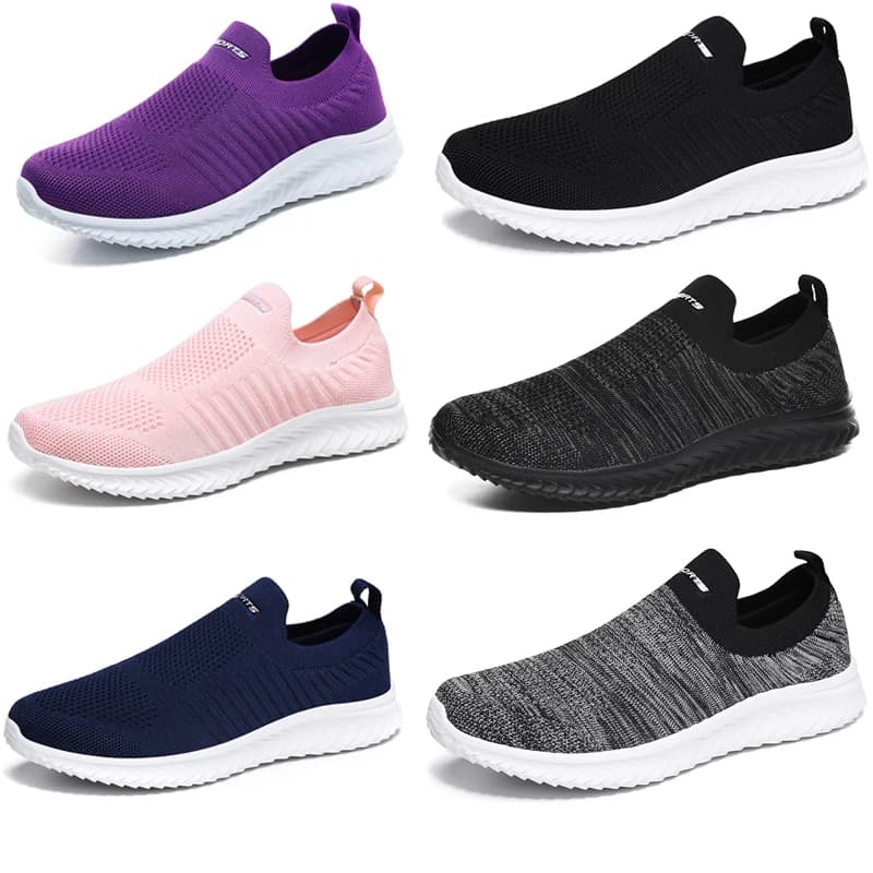 Scarpe da uomo Sneakers Mesh traspirante Slip on Scarpe da corsa Outdoor Antiscivolo Jogging Allenamento Escursionismo Scarpe sportive Donna Walking Nuovo