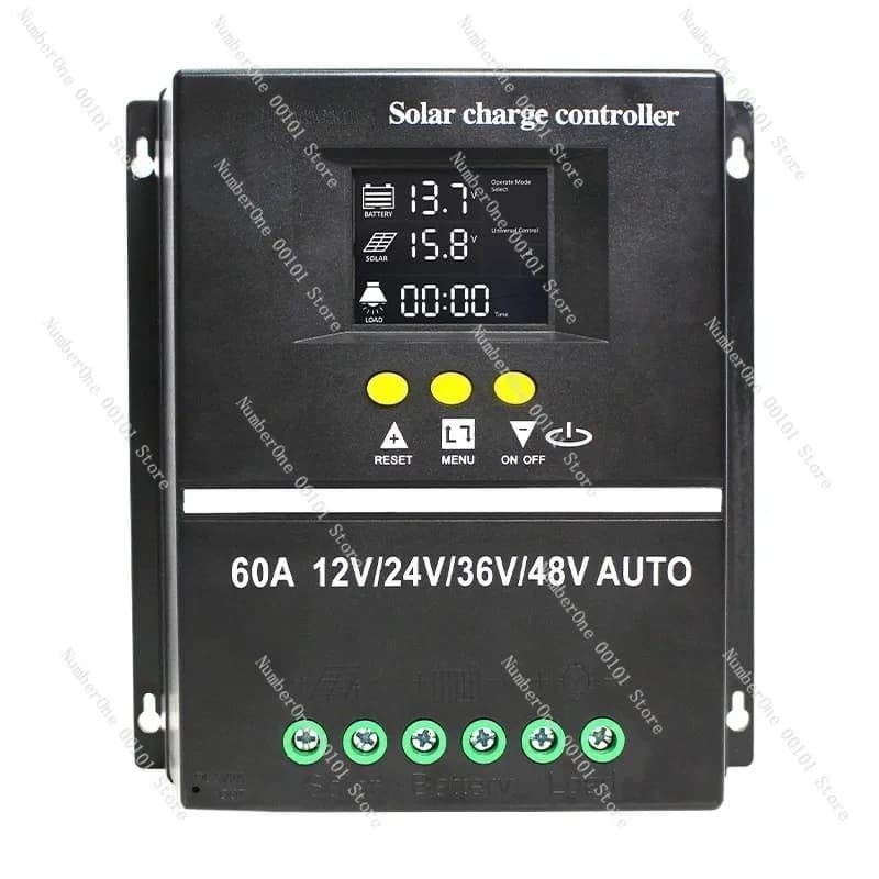 Riconoscimento automatico Controller solari fotovoltaici 12V, 24V, 36V, 48V, 60A, 80A, 100A per la gestione dell'energia