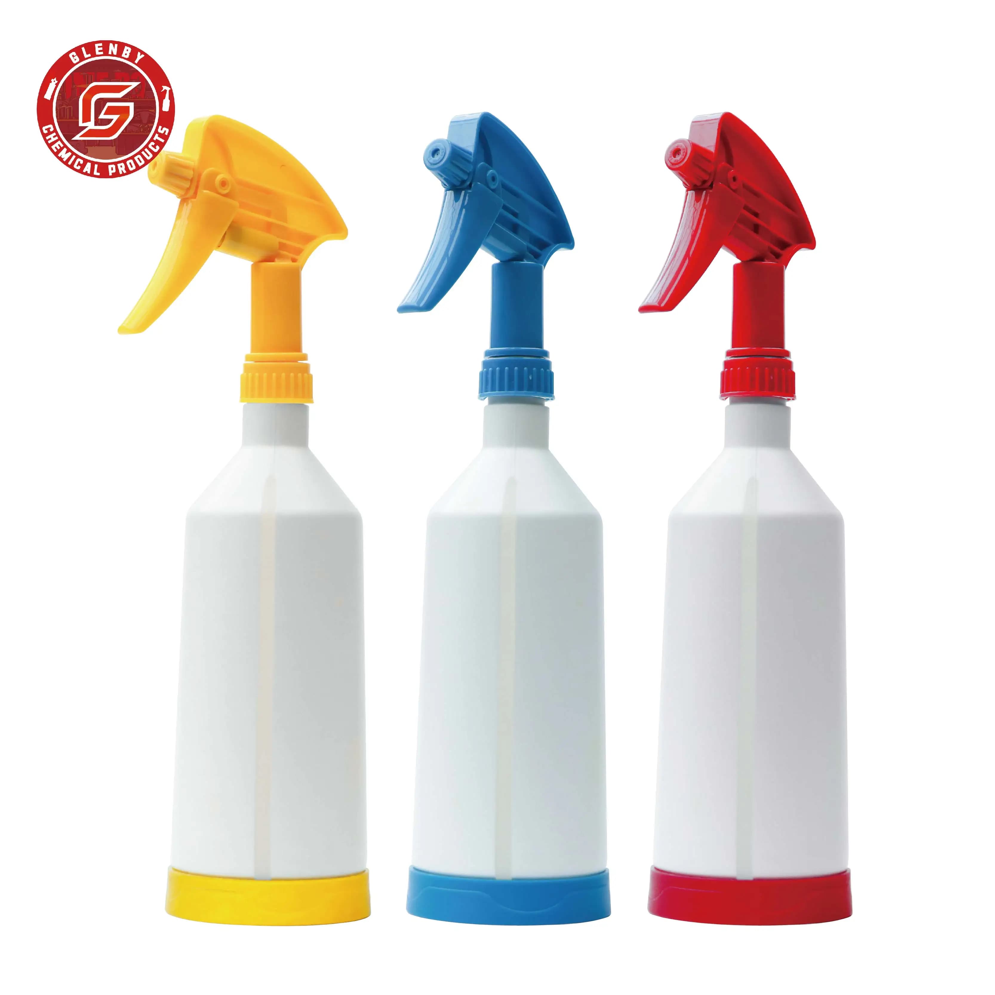 Flaconi Spray Vuoti in Plastica, per Soluzioni Detergenti, Spray per Candeggina, Flacone Spray Vuoto Professionale, Spruzzatore con Ugello Regolabile
