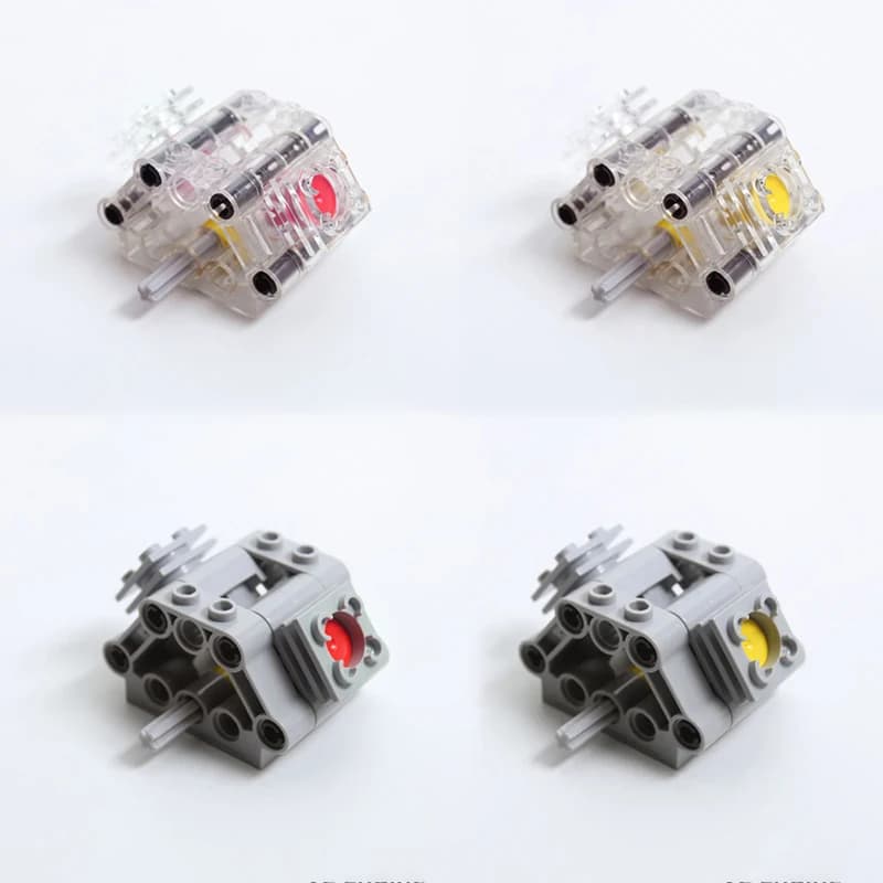 MOC Building Blocks V2 Engine/2 Cylinder Engine Power Components PF Bricks Toys Racing Car Model Modified Compatible With LEGO