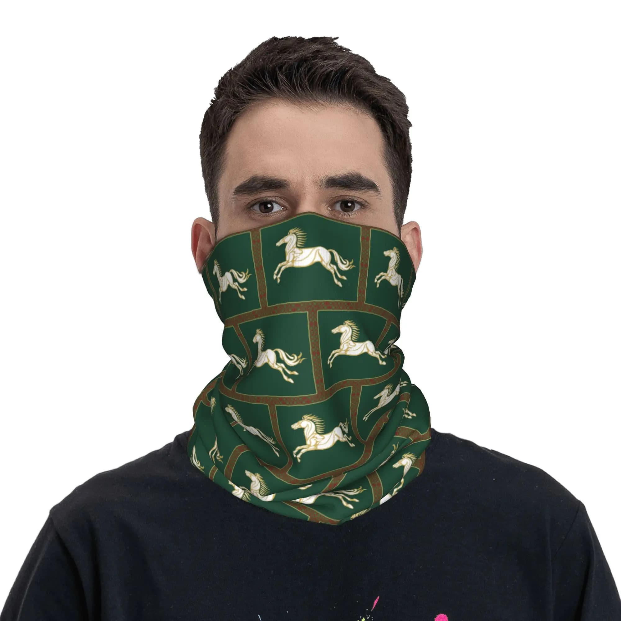 Banner of Rohan Bandana Neck Gaiter Printed Mask Scarf Face Mask Breathable Adult Unisex