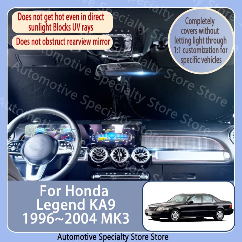 For Honda Legend KA9 1996~2004 03 MK3 Car Front Windshield Sunshade Privacy curtain Car Sun Visor High quality Auto Accessories