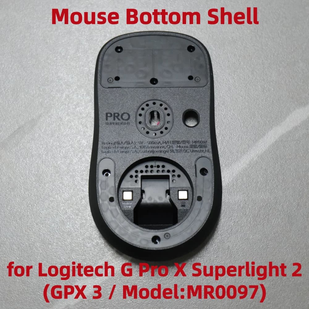 Mouse bottom shell for Logitech G Pro X Superlight 2/GPX 3/MR0097 Mouse repair parts from game New spare parts