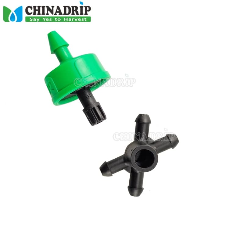 Set gocciolatore a freccia per collettore di irrigazione a goccia Accessori a goccia a 2 e 4 rami per sistema idroponico e irrigazione GreenHouse