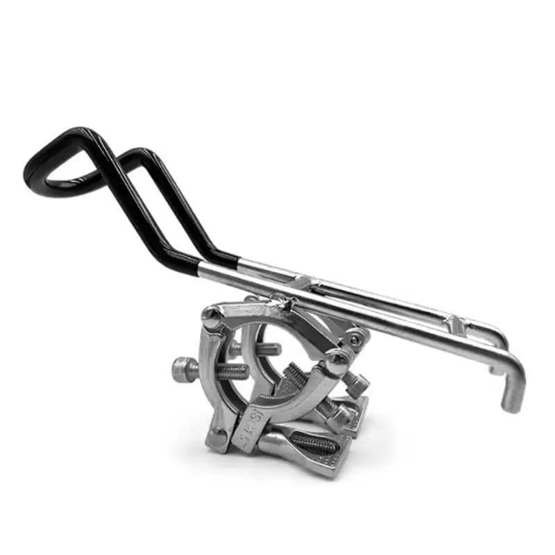 Promozione! Supporto per Canna da Pesca in Acciaio Inox, Clip per Barca e Yacht, Regolabile, Accessorio per Pesca in Mare