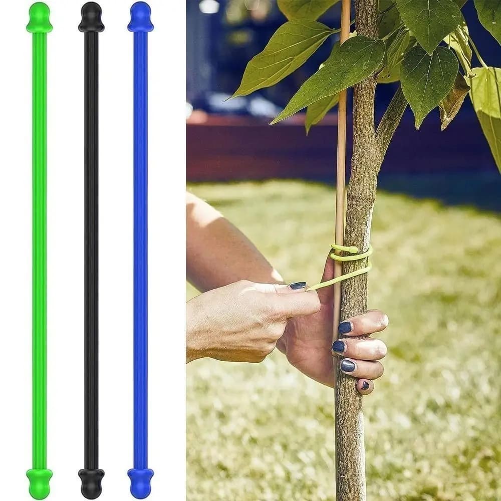 Accessories Straps Rubber Twist Ties Organizing Reusable Silicone Ties 8 inch Cable Tie Straps