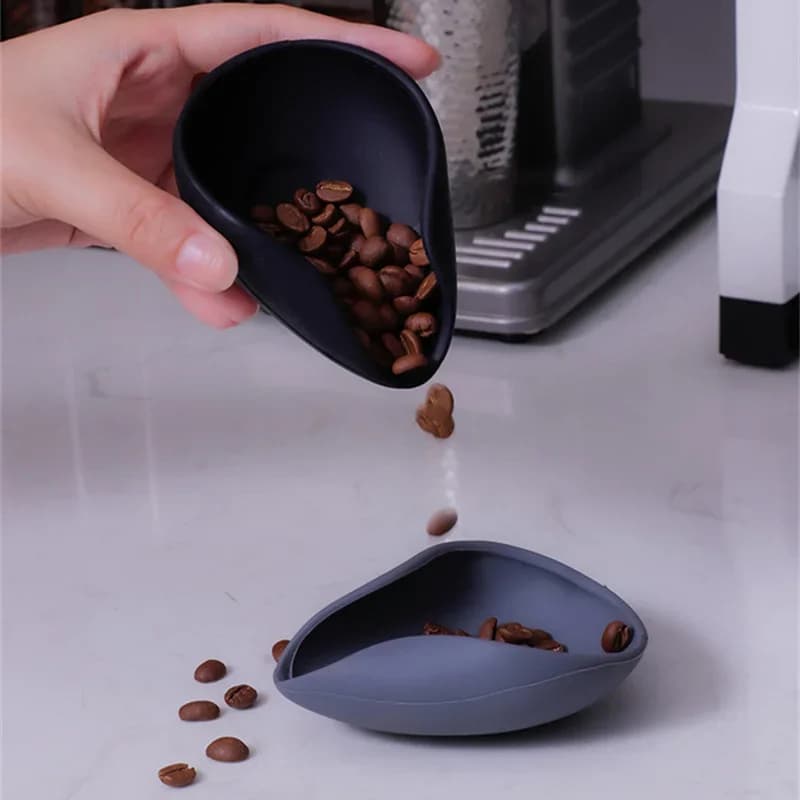 Silicone Coffee Bean Dosing Cup Single Dose Coffee Dosing Tray Measuring Dosing Vessel Weighing Coffee Bean Sample Display Plate