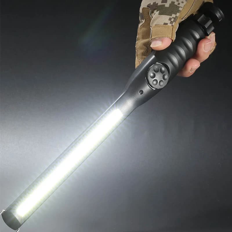 COB Workplaces with Magnet, Rechargeable LED Flashlight, Dimmable, for Emergency and Repair