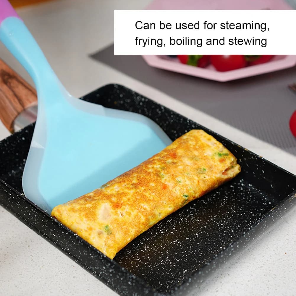 Padella per friggere, Pentola per friggere, Padella per omelette, Padella Tamagoyaki rettangolare antiaderente, Pentolino nero, Pratica padella per friggere, Utensili da cucina