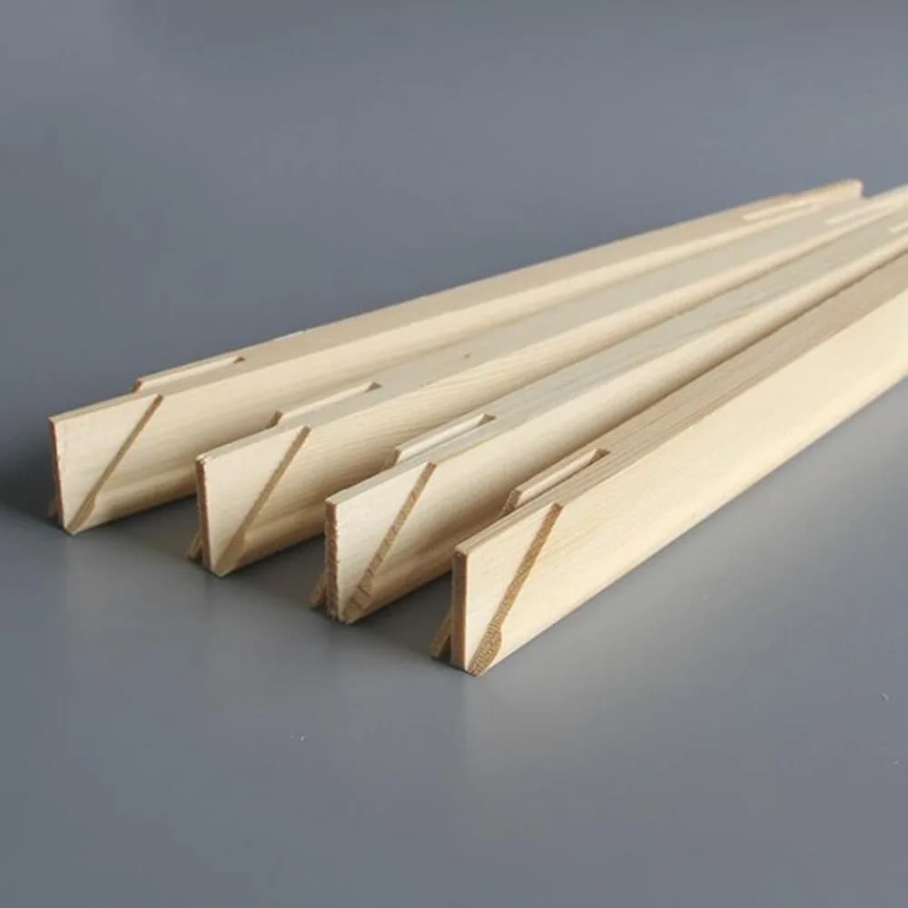 Cornice in legno fai-da-te Facile da costruire Robusta tela in legno Estensibile Cornice da parete rettangolare multi-dimensione per dipinti ad olio e arte della parete