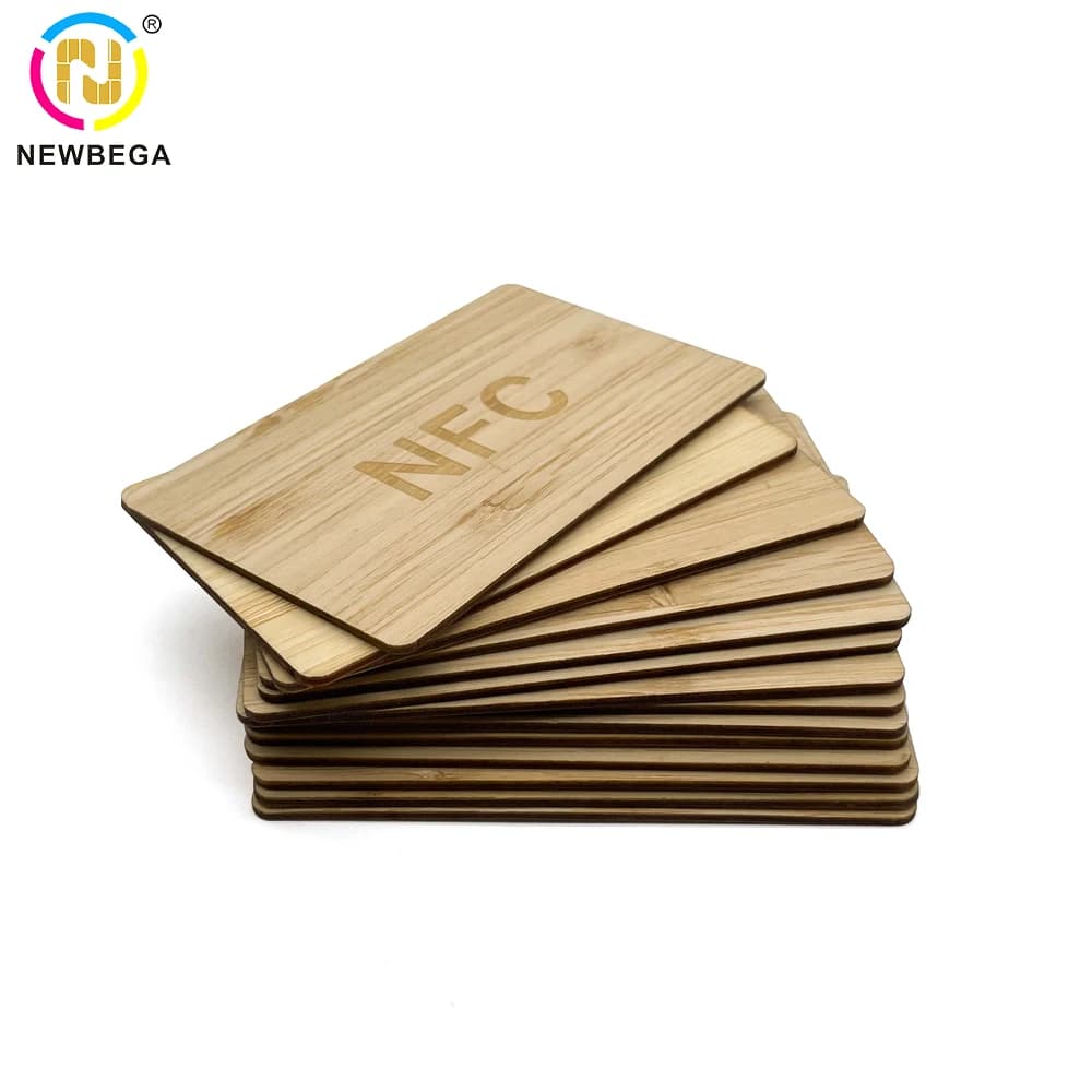 Scheda in legno Rfid, chip NFC 216/F08/MF 1K Scheda in legno RFID per controllo accessi intelligente senza contatto (5/10 pezzi)