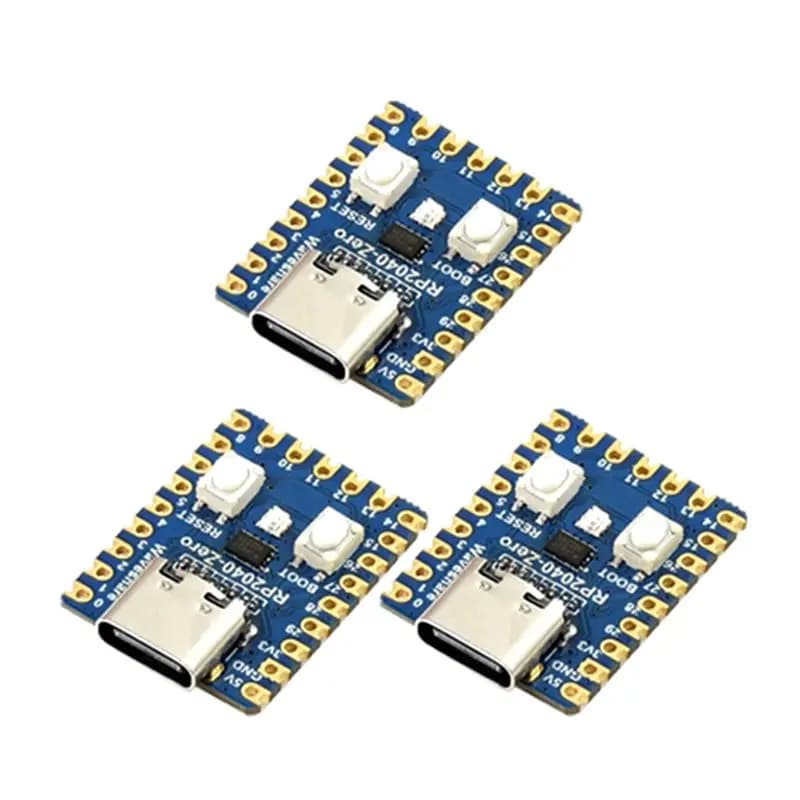 RP2040-Zero Microcontroller Development Board For Raspberry Pi RP2040 Dual-Core Cortex M0+ Processor 2MB Flash-A79U