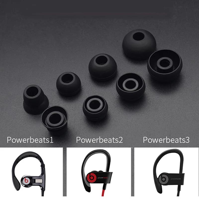 8 pz/lotto tappi per le orecchie di ricambio impermeabili antiscivolo Set di cuscinetti per auricolari In Silicone auricolari In-Ear tappi per Beats Power3