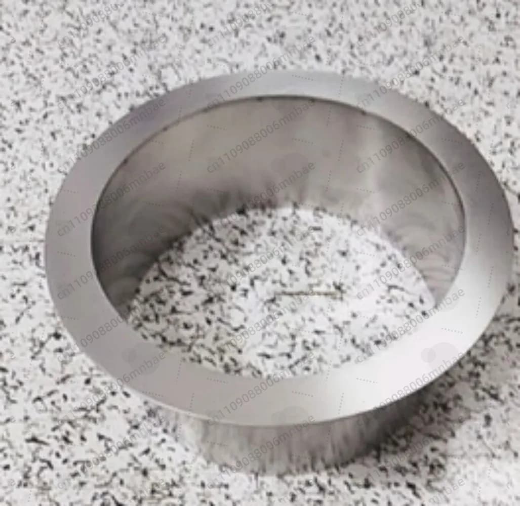 Cestino per rifiuti commerciale in acciaio inox 304 da incasso a pavimento con coperchio rotondo cavo, per bagno