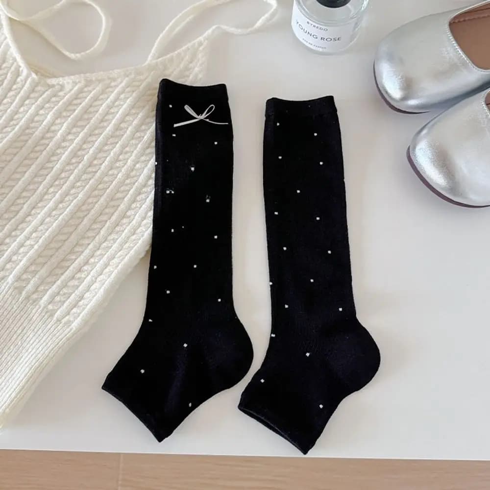 Dui Dui Socks Women's Summer Thin Foot Socks Leg Sleeves Butterfly Point Half Palm Calf Socks