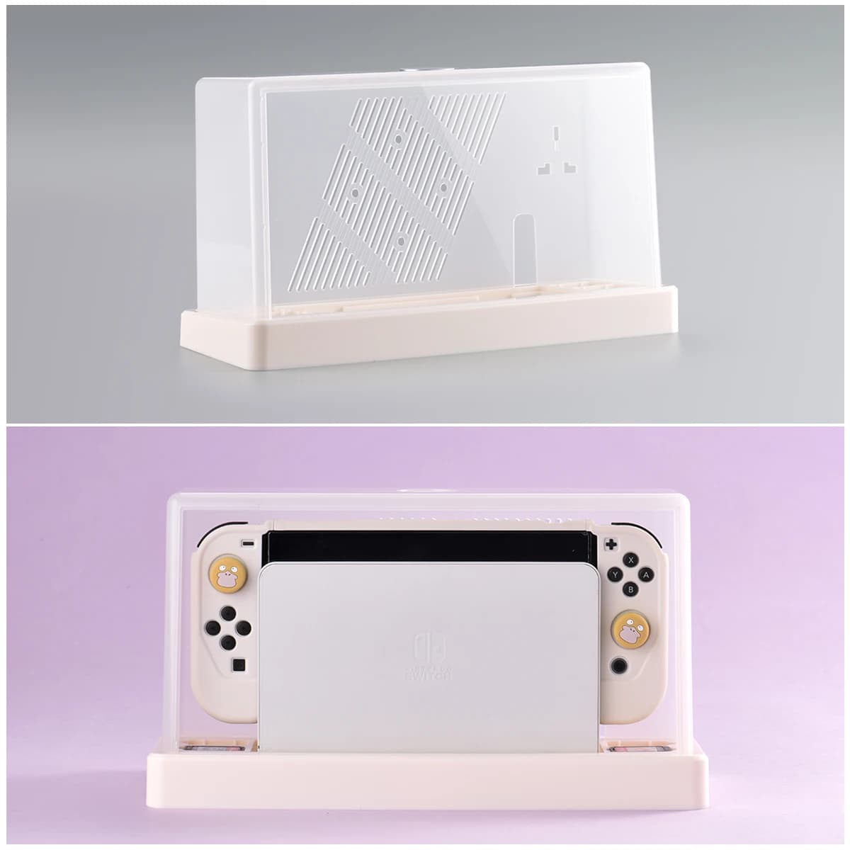 Nintendo Switch Copertura antipolvere Interruttore OLED Accessori per console di gioco Custodia protettiva Custodia base Custodia rigida per iniezione