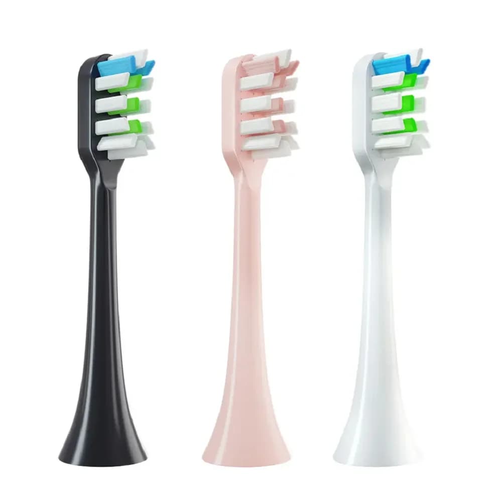 8PCS Lebooo/Huawei/ZR/KC/Apiyoo Electric Replace Diamond Head Tooth Brush With Protection Cover M1 I2 I3 M9 V2 I5 X3 MZ Format