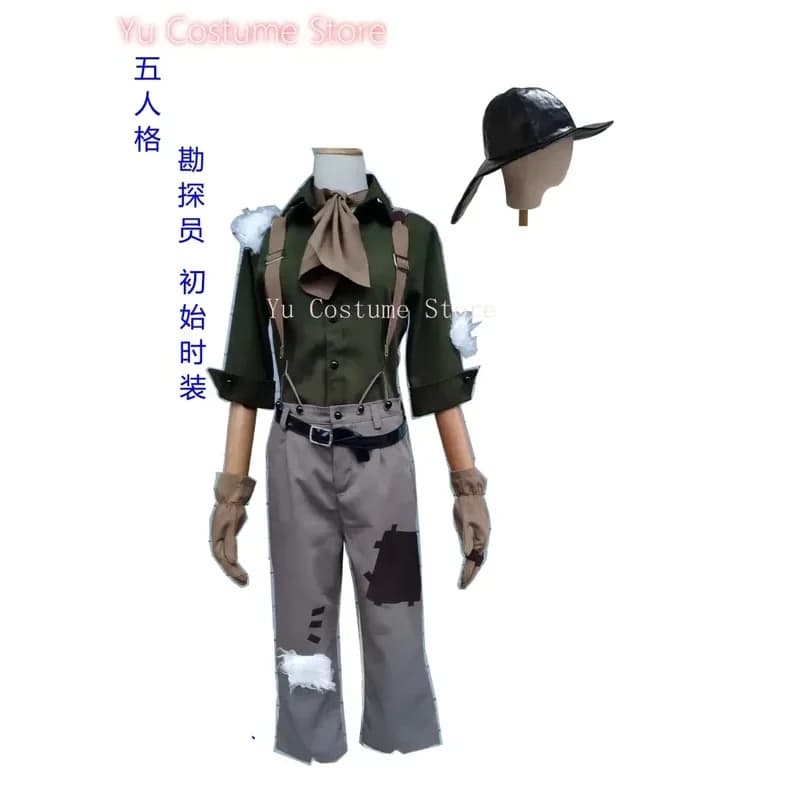 Yu Identity V Cappello di moda Prospector Costume Cosplay Cos Gioco Anime Uniforme da festa Hallowen Gioca a ruolo Vestiti Clothinga;3,v'5.t;8