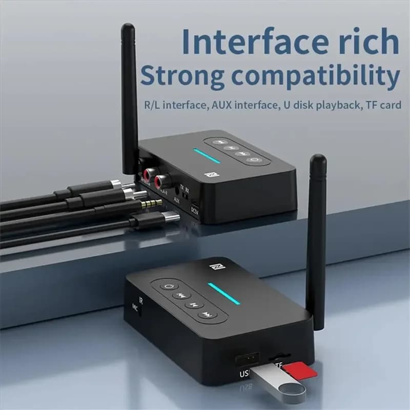 BTLIFE-Adattatore audio wireless stereo Trasmettitore ricevitore Bluetooth NFC Scheda TF USB Riproduzione musicale AUX Amplificatore audio