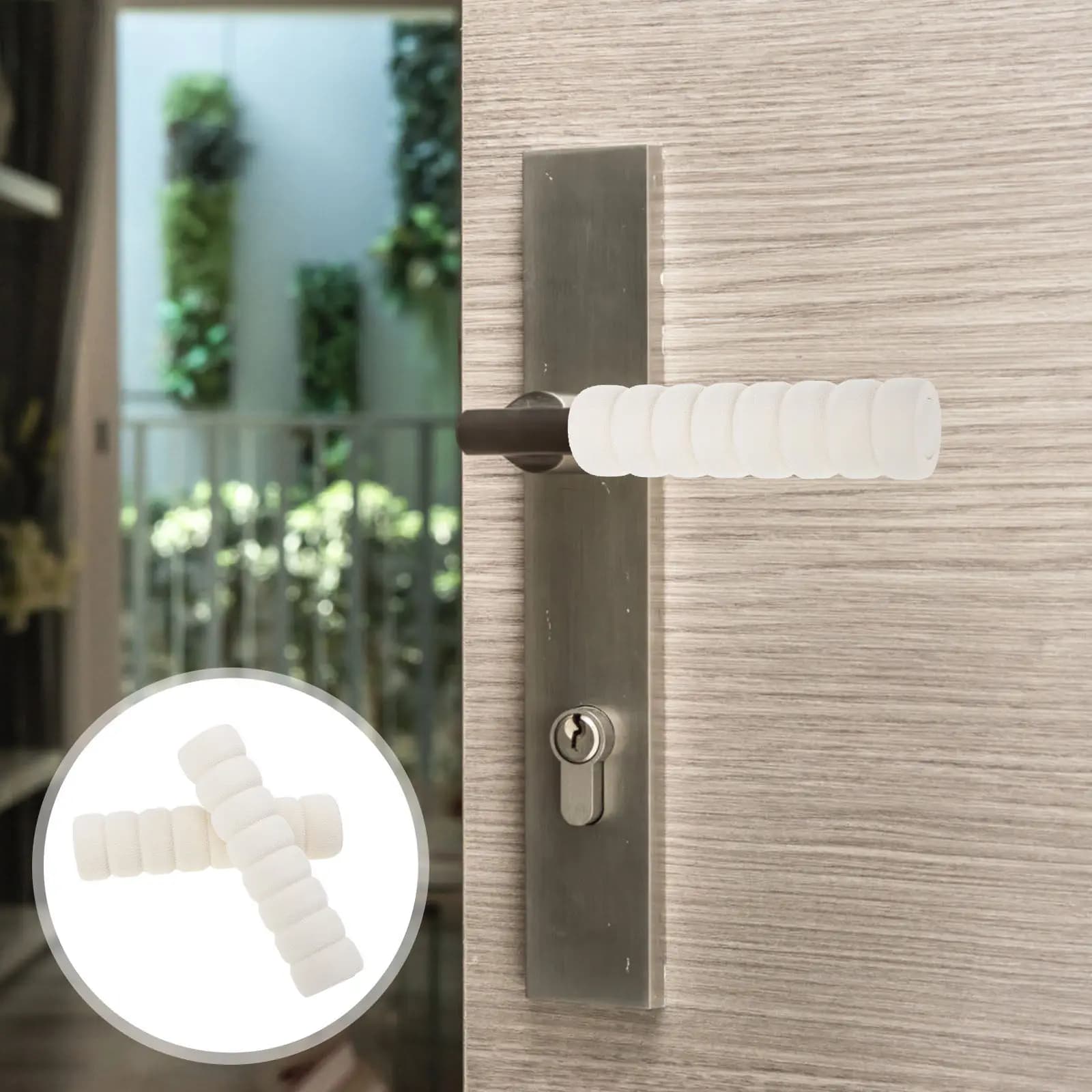Set di 8 Copri Maniglie per Porte, Protezione di Sicurezza per Bambini, Antistatico e Antifreddo in EVA, Copri Maniglie Protettivi per la Casa