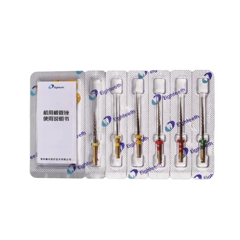 18Pcs/3 piece Factory Outlet Dental Nickel Titanium Heat Activation Root Canal File Endodontic File eighteeth Files rotary file
