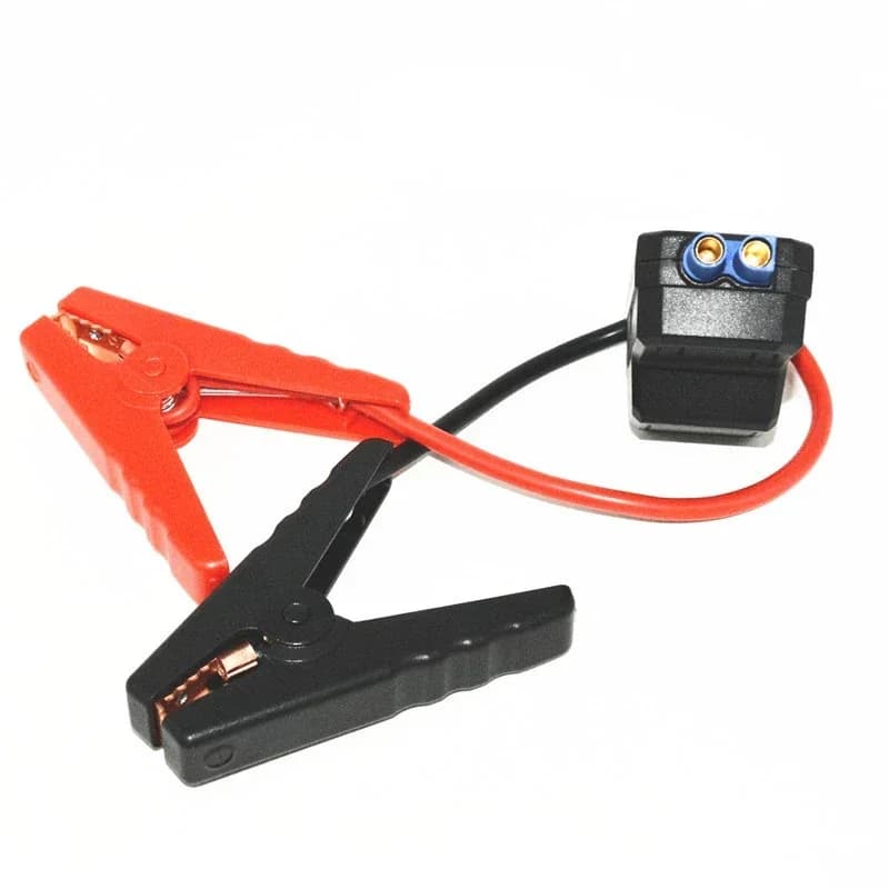Avviatore di emergenza 12V 200A Cavo booster intelligente Morsetti a coccodrillo Clip con connettore EC5 intelligente per camion auto