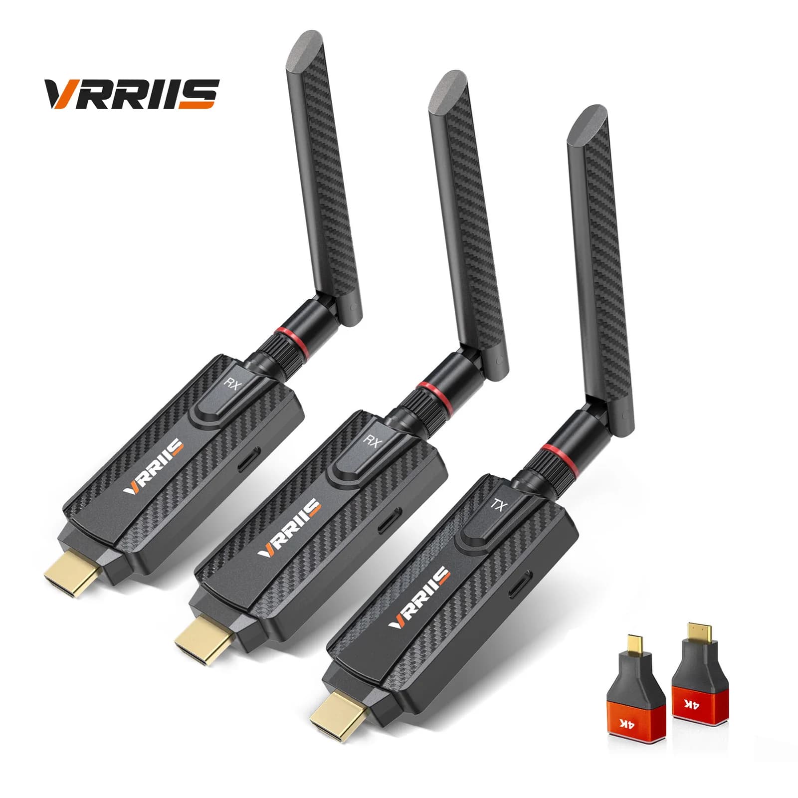 0.05s 5G 200m Wireless Wifi HDMI Trasmettitore Video Ricevitore Extender TV Stick Laptop PC Per TV Proiettore Display Dongle Adattatore