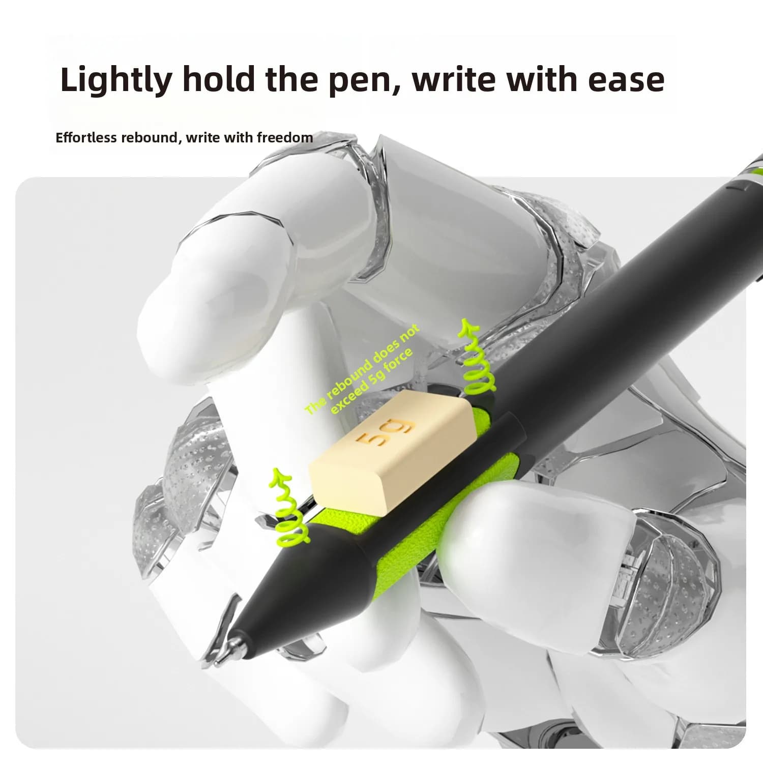 Penna di Seconda Generazione con Impugnatura Ergonomica, Asciugatura Rapida, Anti-piegatura, Essenziale per la Scuola, Scrittura Fluida e Decompressione