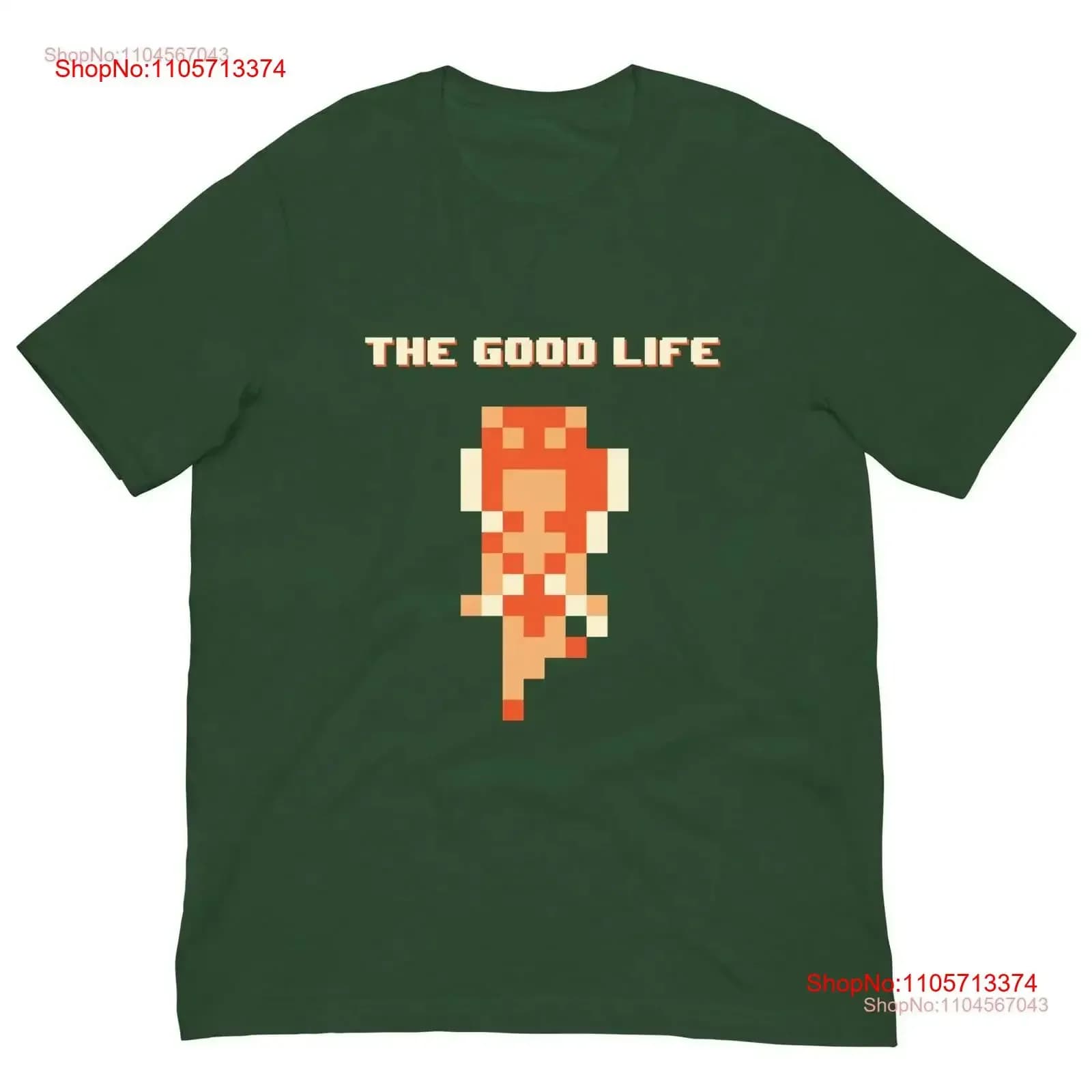 Good Life T Shirt Retro Gamer Pop Culture Video game apparel 8bit funny tee vintage Washed Top For Everyday Wear Stretched