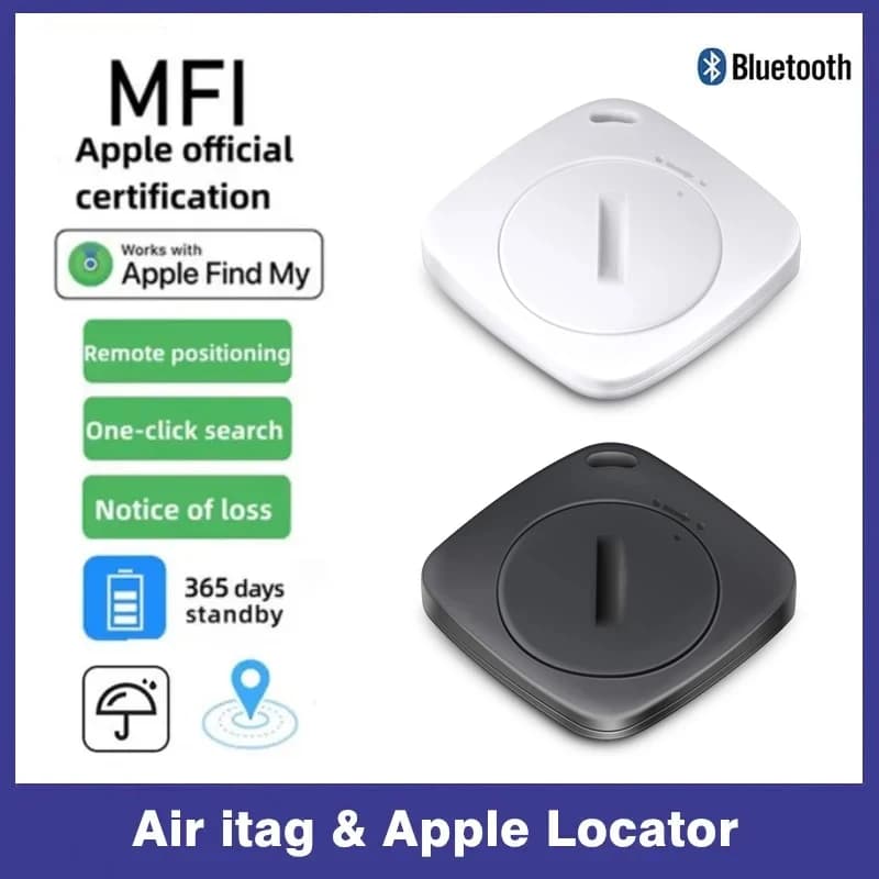GPS Smart Air Tag Mini Smart Tracker Bluetooth Smart Tag Child Finder Pet Car Lost Tracker per il sistema Apple IOS Trova la mia APP