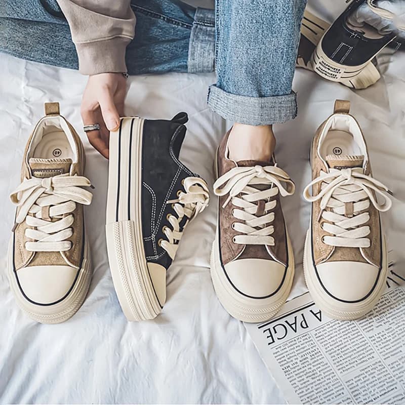 Women's Unisex Low High Top Canvas Shoes for Men Vulcanized Athletic Sneakers Casual Running Designer Shoe Couple Sneaker