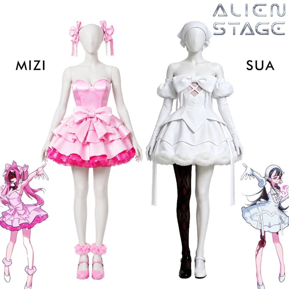 Anime Alien Stage Sua Mizi Cosplay Costume Women Dress Lolita Stage Performance Uniform Carnival Clothes Outfit
