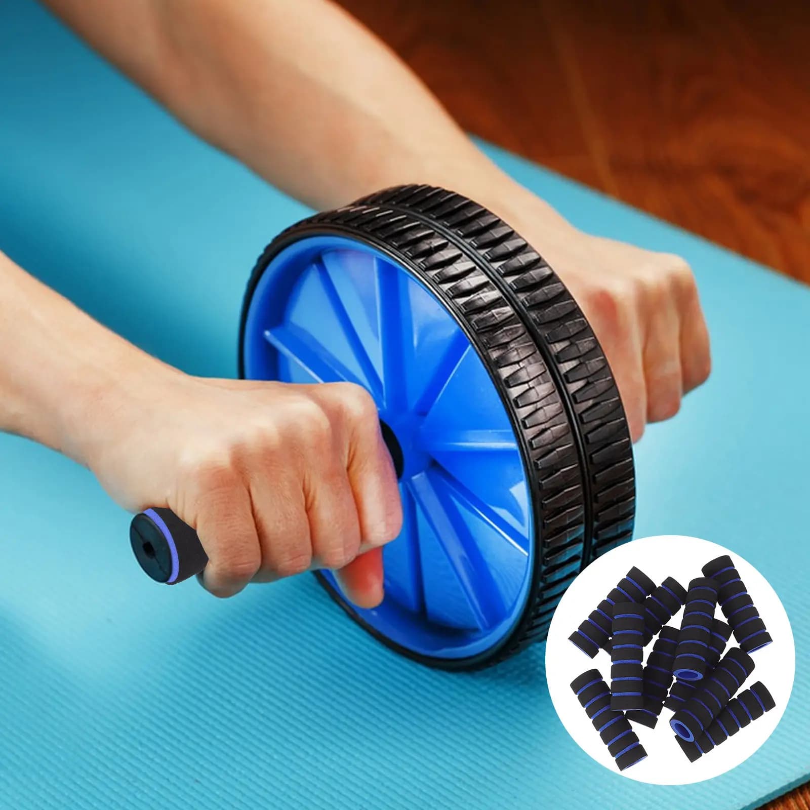 10 Pezzi Ricambi per Palestra: Coperture in Spugna per Macchine Leg Extension, Cuscinetti per Attrezzature Fitness, Manicotti per Macchine Addominali