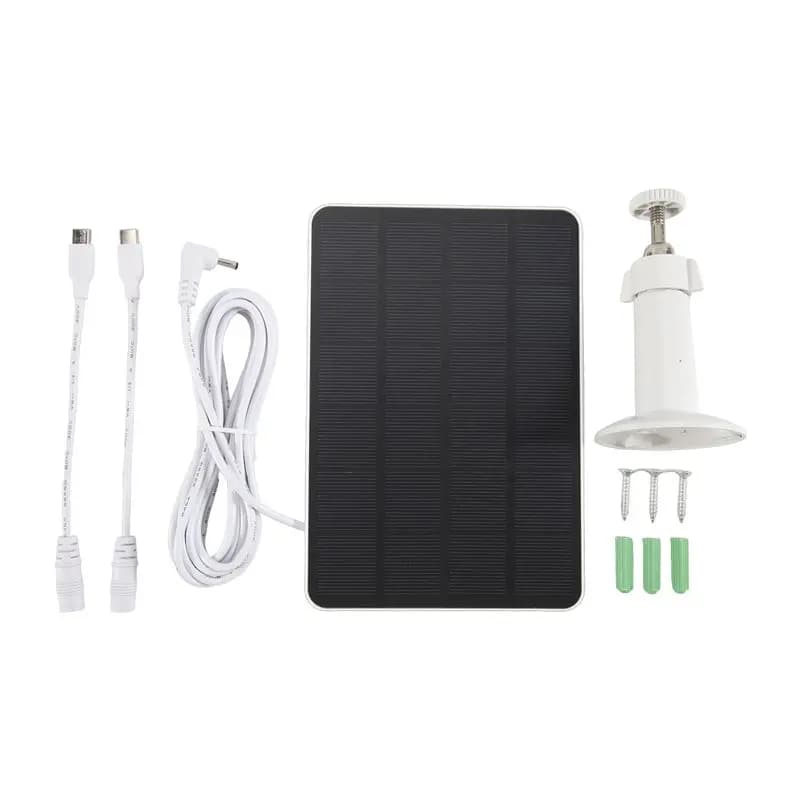 Pannello solare B50C per telecamera di sicurezza esterna, pannelli solari impermeabili da 5 W per Ring Spotlight Cam Plus/Pro