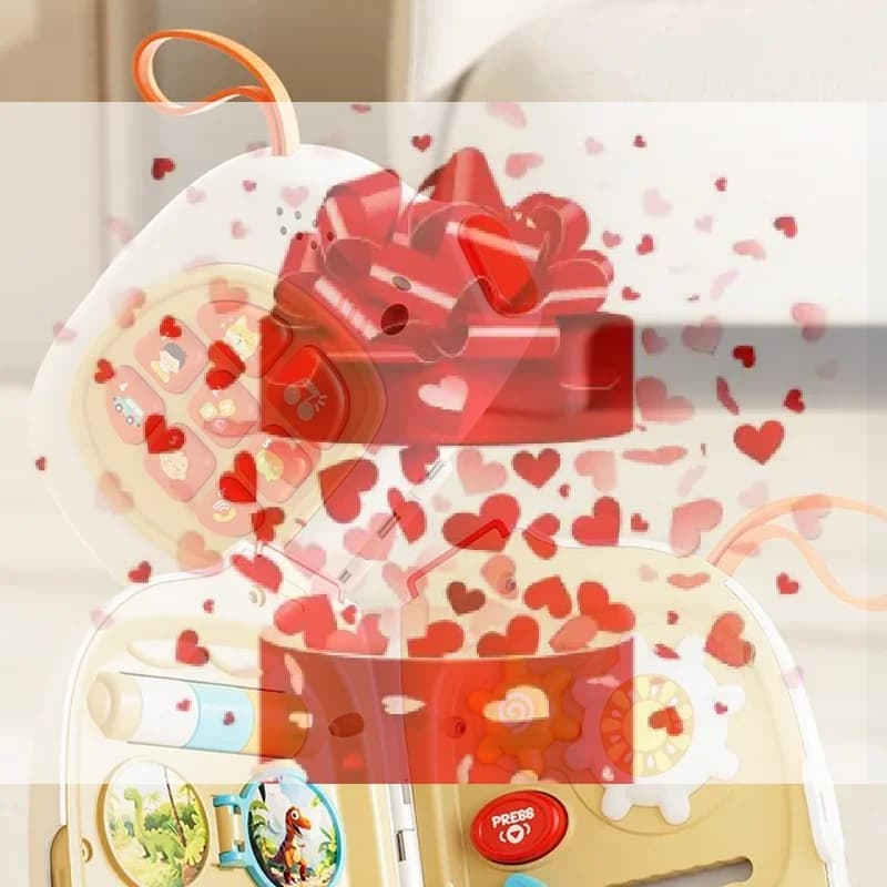 【BS】Giocattolo Telefono Elefante con Musica per Bambini 2 in 1 Giocattolo Sensoriale Divertente Telefono Narratore Giocattoli Educativi Montessori Regalo per Bambini