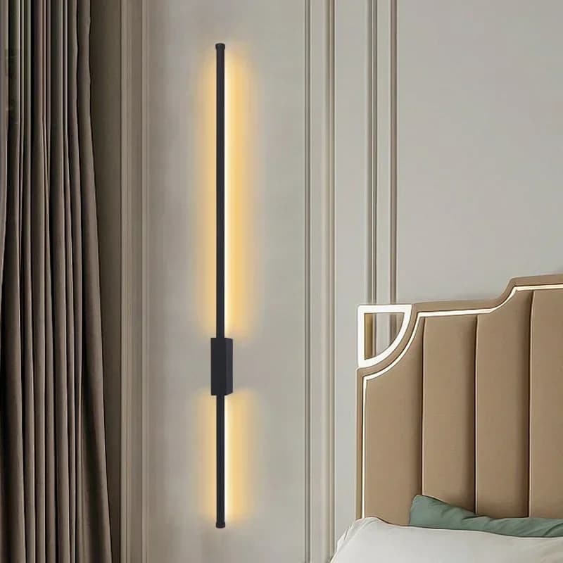 Lampada da parete lunga a LED Lampada da parete a LED lunga in stile nordico per interni Decorazione della casa Camera da letto Soggiorno Divano Sfondo