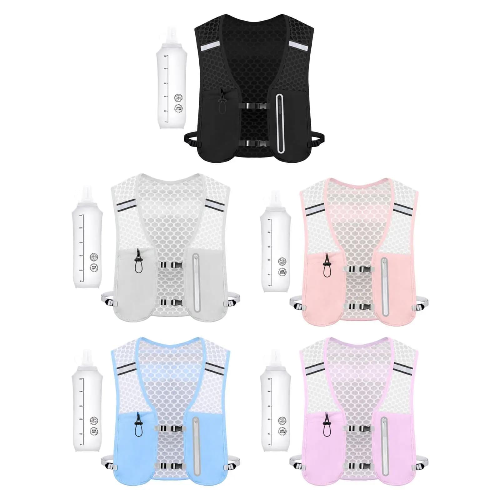 Running vest with hydration pockets, Exterior Sports Bag with Telephone Pockets, Water Backpack