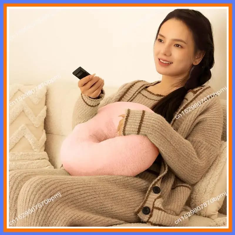 BAAE tablet holder cushion, 360 ° Adjustable phone stand for bed with soft melted fabric and removable bowl