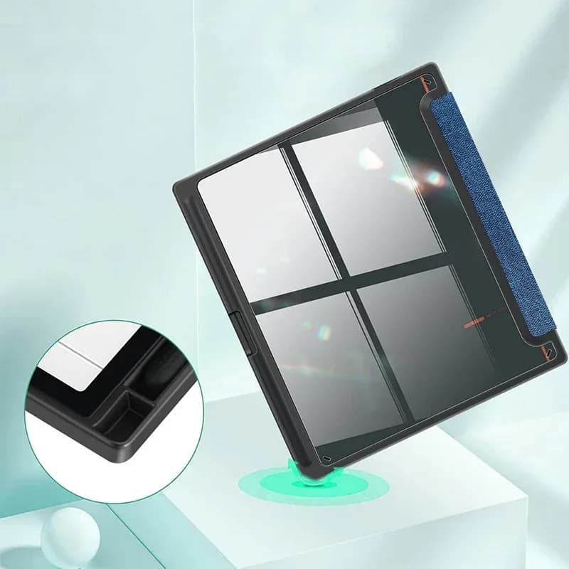 Custodia magnetica pieghevole per lettore di e-book con supporto per slot per matita per accessori protettivi per custodia protettiva BOOX Onyx Note Air4C