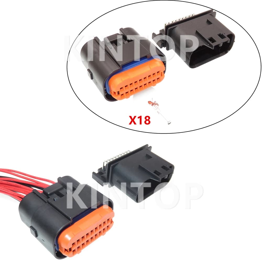 1 Set 18 pin Auto Wire Cable presa sigillata per Honda MX23A18NF1 MX23A18SF1 MX23A18XF1 Automobile accenditore connettore ECU